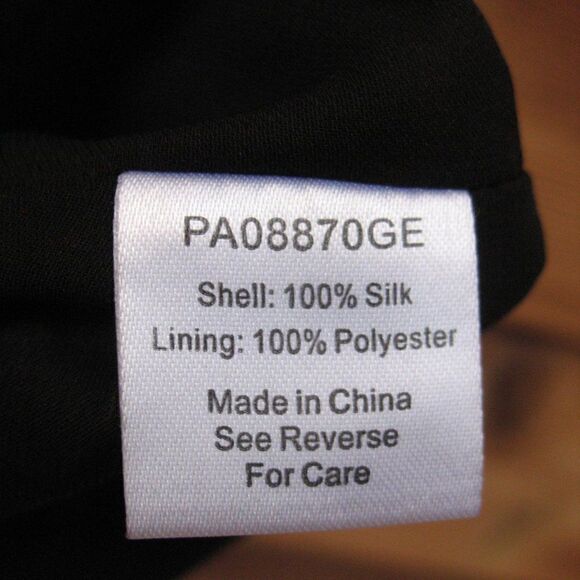 Parker Black Print Silk Lila Dress - Picture 7 of 8